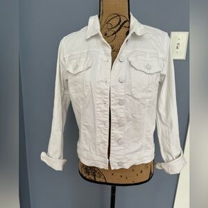 Kut from the Kloth white denim jacket